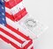 Patriotic American Flag Design Star Pinata for Memorial Day Independence Day Fourth of July